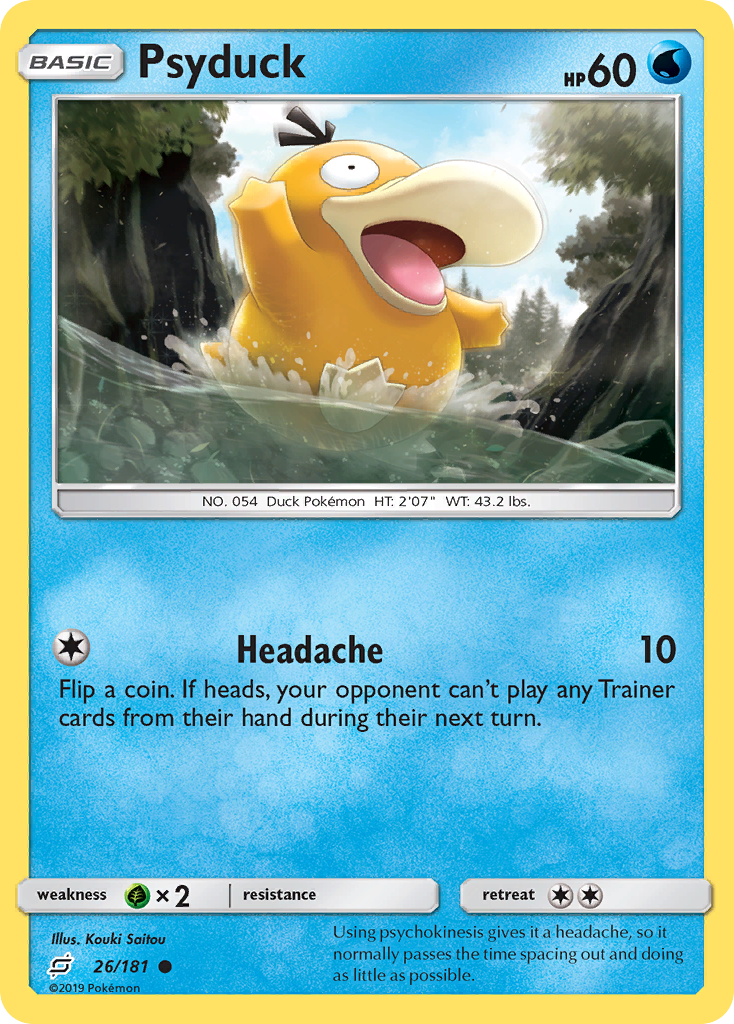 Psyduck (26/181) [Sun & Moon: Team Up] | Card Merchant Takapuna