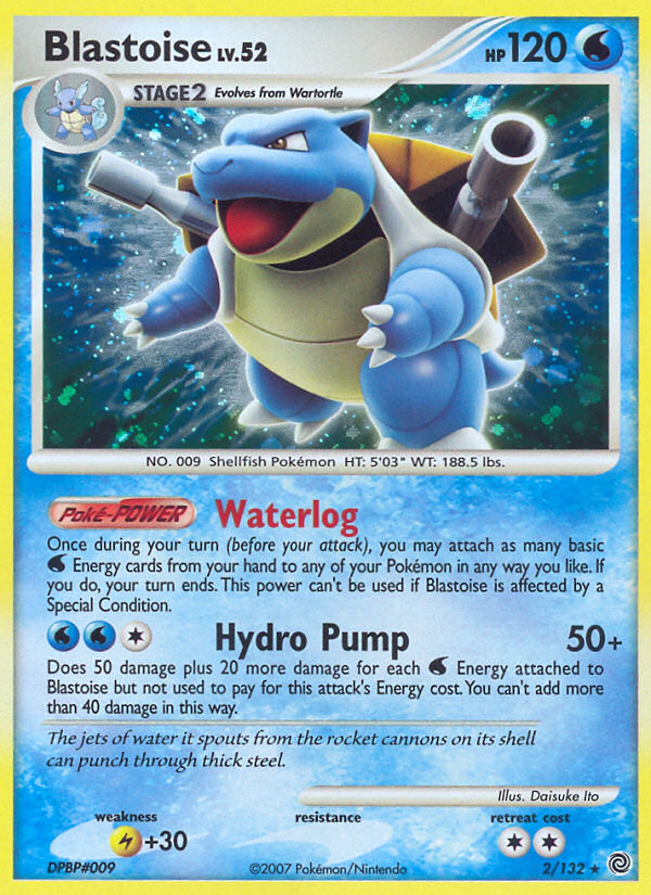 Blastoise (2/132) [Diamond & Pearl: Secret Wonders] | Card Merchant Takapuna
