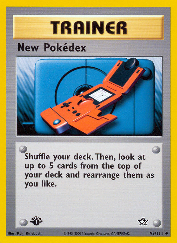New Pokedex (95/111) [Neo Genesis 1st Edition] | Card Merchant Takapuna