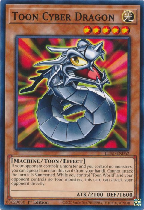 Toon Cyber Dragon [LDS1-EN062] Common | Card Merchant Takapuna