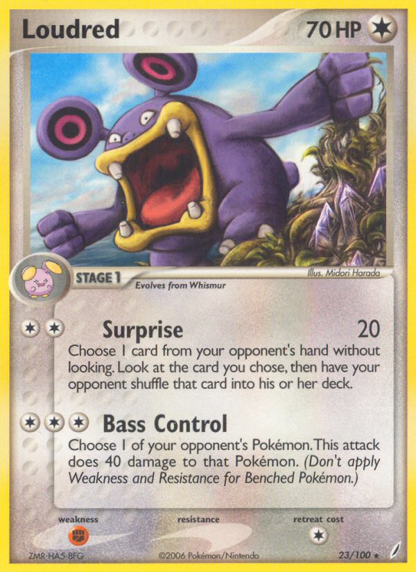 Loudred (23/100) [EX: Crystal Guardians] | Card Merchant Takapuna