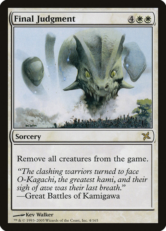 Final Judgment [Betrayers of Kamigawa] | Card Merchant Takapuna