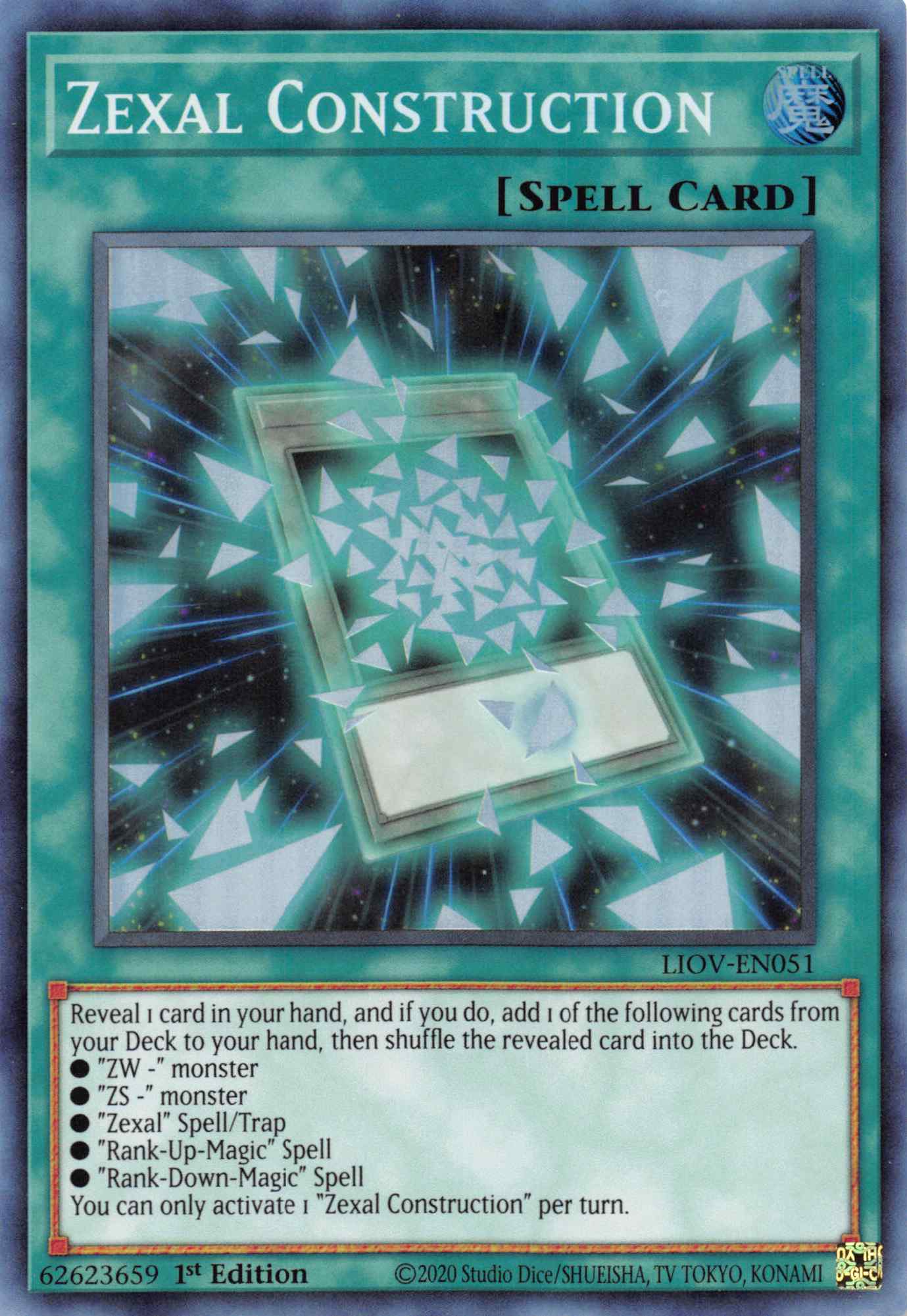Zexal Construction [LIOV-EN051] Super Rare | Card Merchant Takapuna