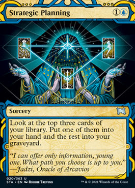 Strategic Planning (Foil Etched) [Strixhaven: School of Mages Mystical Archive] | Card Merchant Takapuna