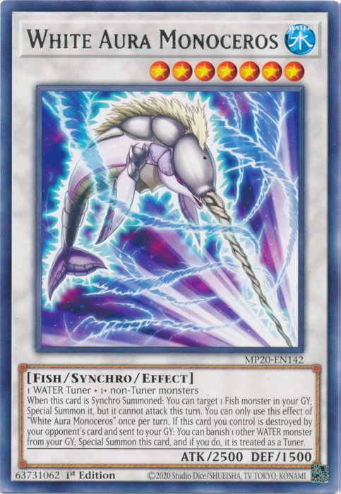 White Aura Monoceros [MP20-EN142] Rare | Card Merchant Takapuna