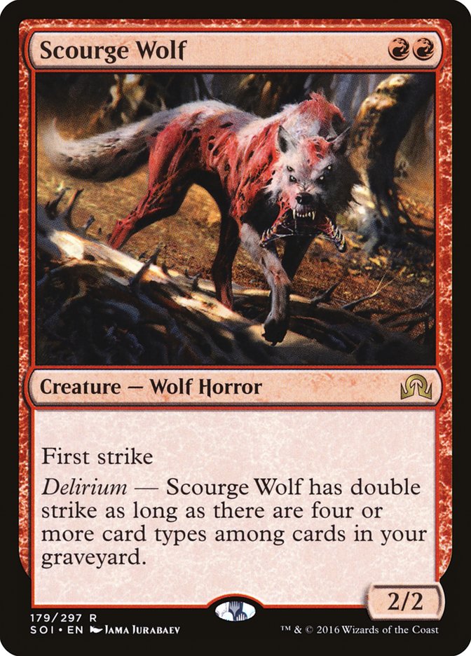 Scourge Wolf [Shadows over Innistrad] | Card Merchant Takapuna