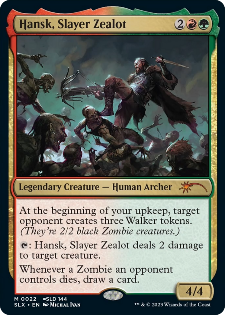 Hansk, Slayer Zealot [Secret Lair: Universes Within] | Card Merchant Takapuna