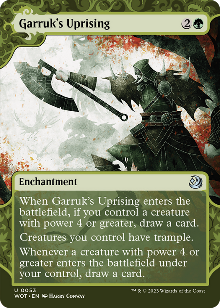 Garruk's Uprising [Wilds of Eldraine: Enchanting Tales] | Card Merchant Takapuna