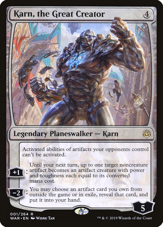 Karn, the Great Creator [War of the Spark] | Card Merchant Takapuna