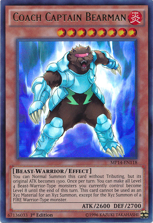Coach Captain Bearman [MP14-EN118] Ultra Rare | Card Merchant Takapuna