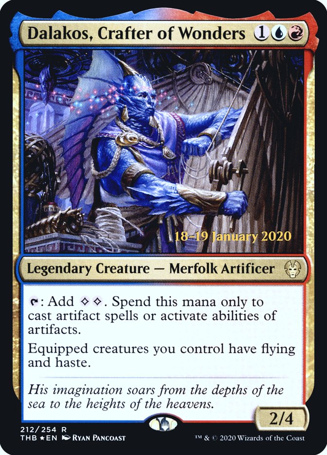 Dalakos, Crafter of Wonders [Theros Beyond Death Prerelease Promos] | Card Merchant Takapuna