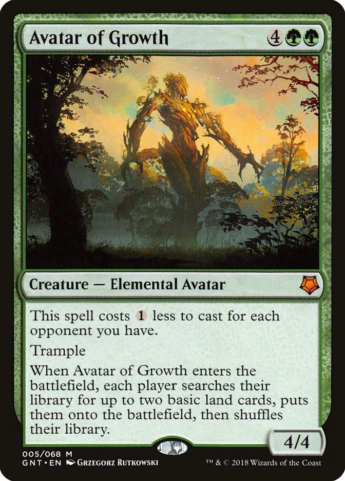 Avatar of Growth [Game Night 2018] | Card Merchant Takapuna