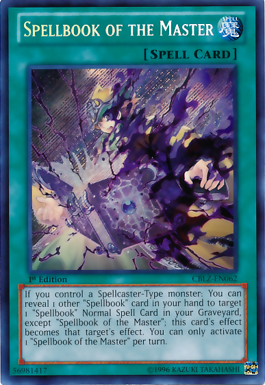 Spellbook of the Master [CBLZ-EN062] Secret Rare | Card Merchant Takapuna
