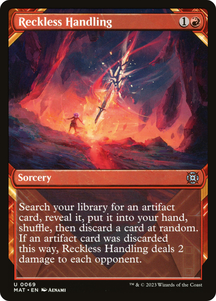 Reckless Handling (Showcase) [March of the Machine: The Aftermath] | Card Merchant Takapuna