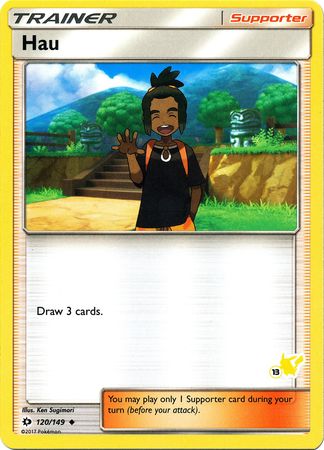 Hau (120/149) (Pikachu Stamp #13) [Battle Academy 2020] | Card Merchant Takapuna