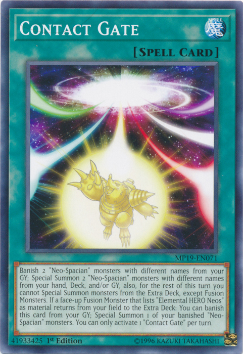 Contact Gate [MP19-EN071] Common | Card Merchant Takapuna