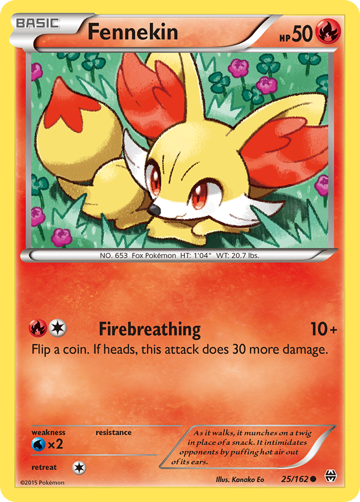 Fennekin (25/162) [XY: BREAKthrough] | Card Merchant Takapuna