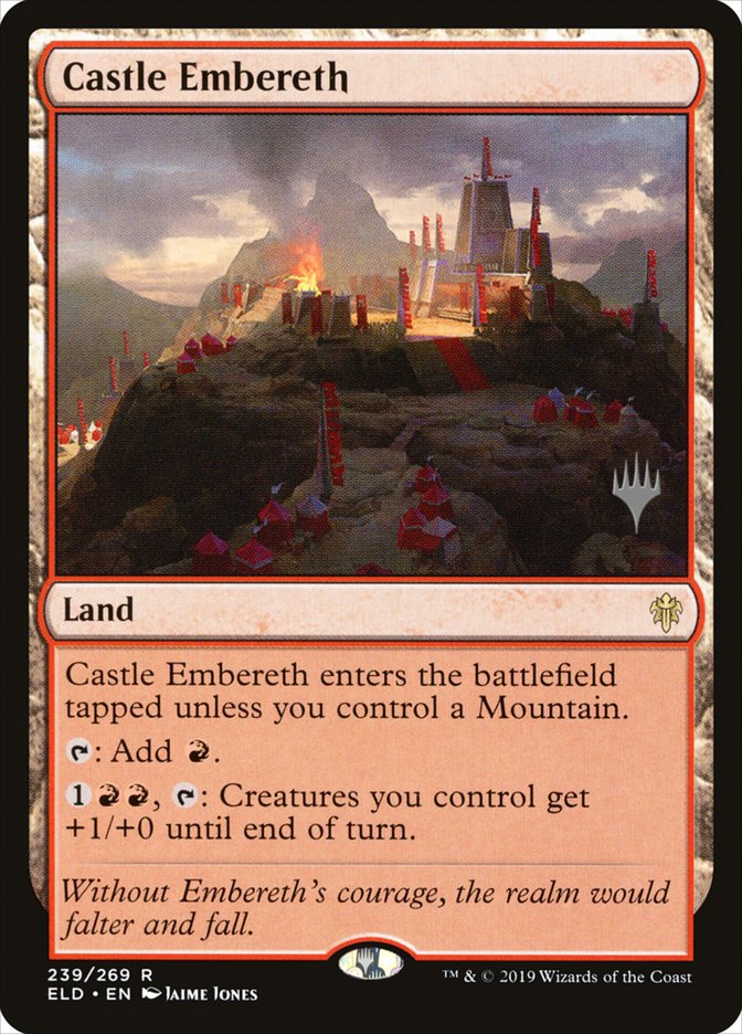 Castle Embereth (Promo Pack) [Throne of Eldraine Promos] | Card Merchant Takapuna