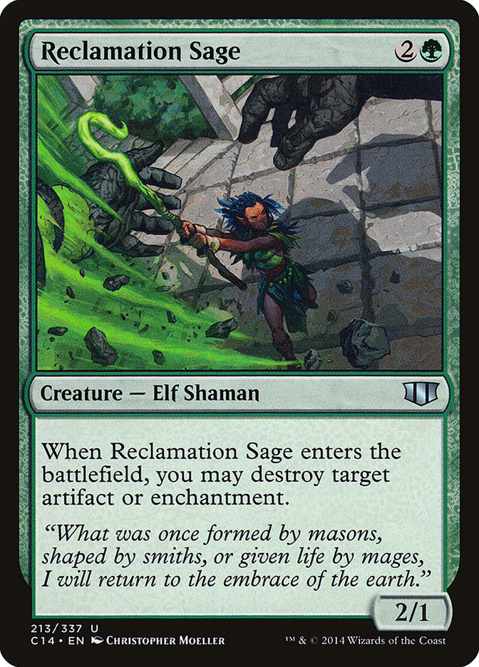 Reclamation Sage [Commander 2014] | Card Merchant Takapuna