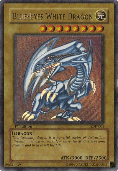 Blue-Eyes White Dragon [SDK-001] Ultra Rare | Card Merchant Takapuna