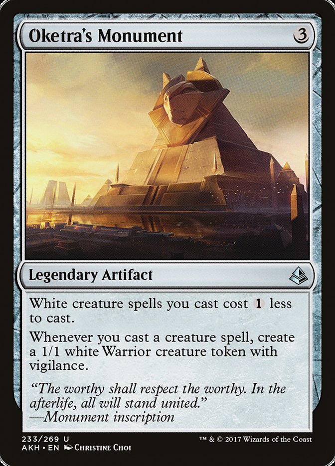 Oketra's Monument [Amonkhet] | Card Merchant Takapuna