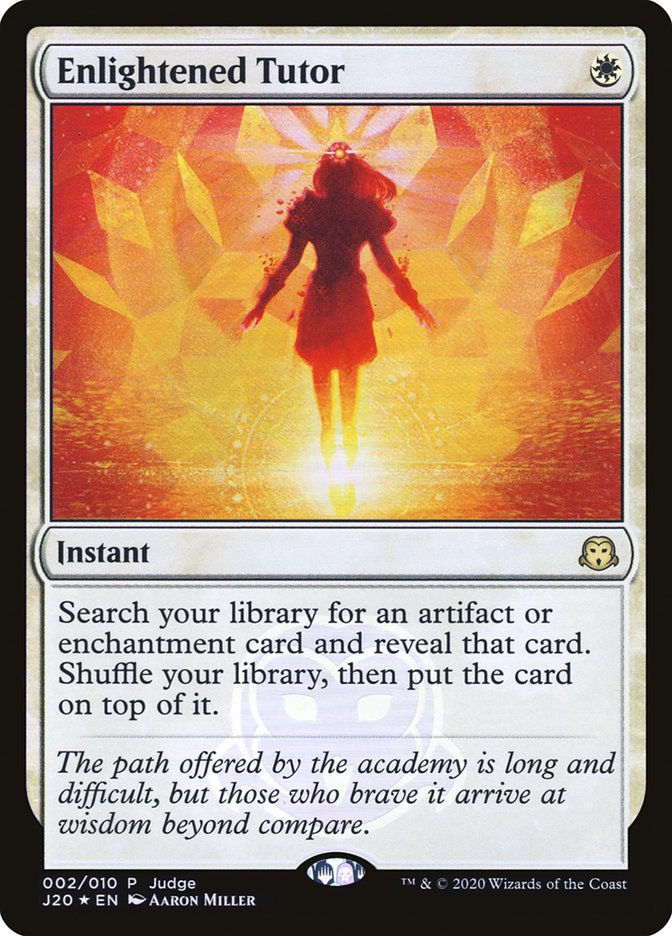 Enlightened Tutor [Judge Gift Cards 2020] | Card Merchant Takapuna