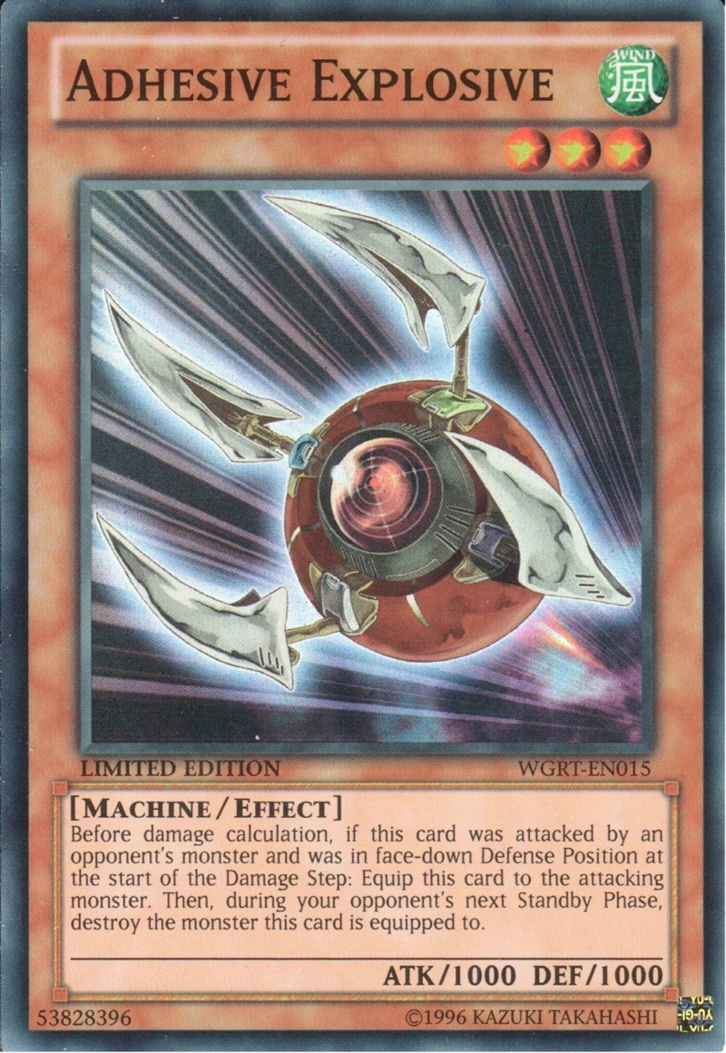 Adhesive Explosive [WGRT-EN015] Super Rare | Card Merchant Takapuna
