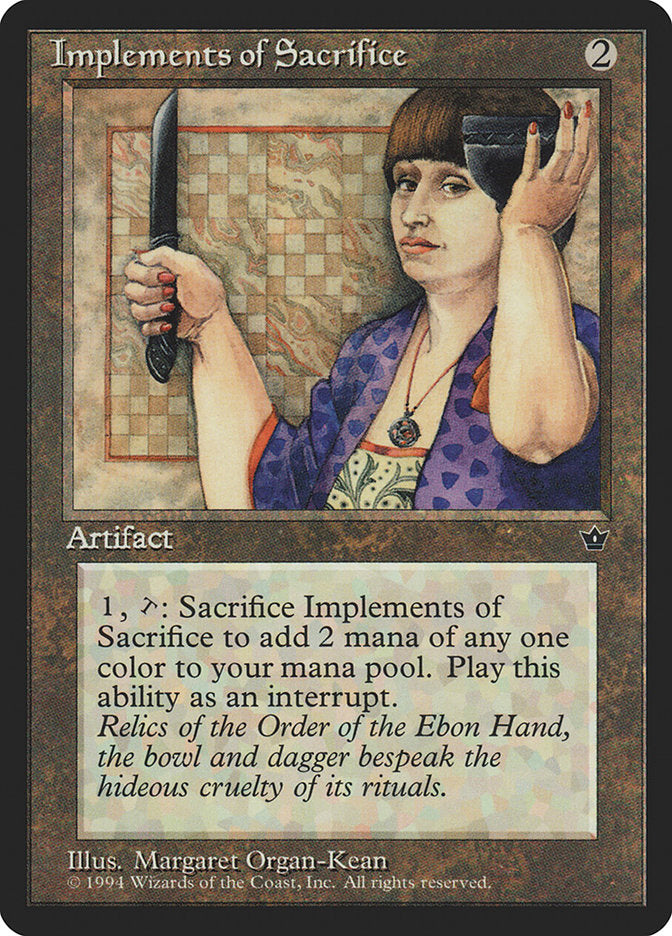 Implements of Sacrifice [Fallen Empires] | Card Merchant Takapuna