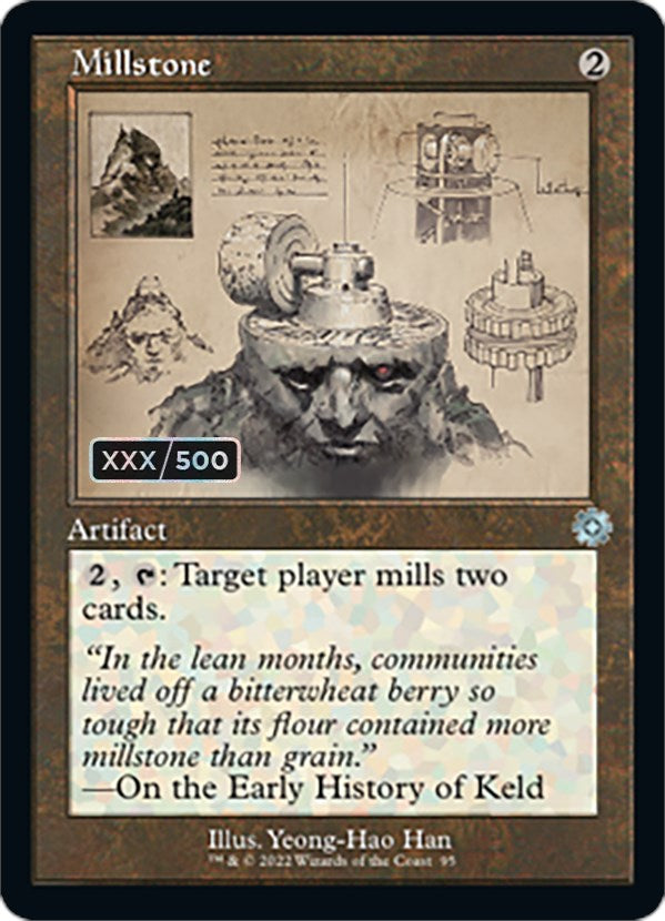 Millstone (Retro Schematic) (Serialized) [The Brothers' War Retro Artifacts] | Card Merchant Takapuna