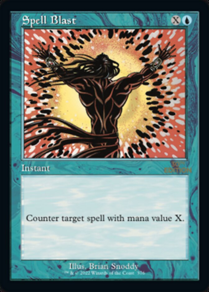 Spell Blast (Retro) [30th Anniversary Edition] | Card Merchant Takapuna