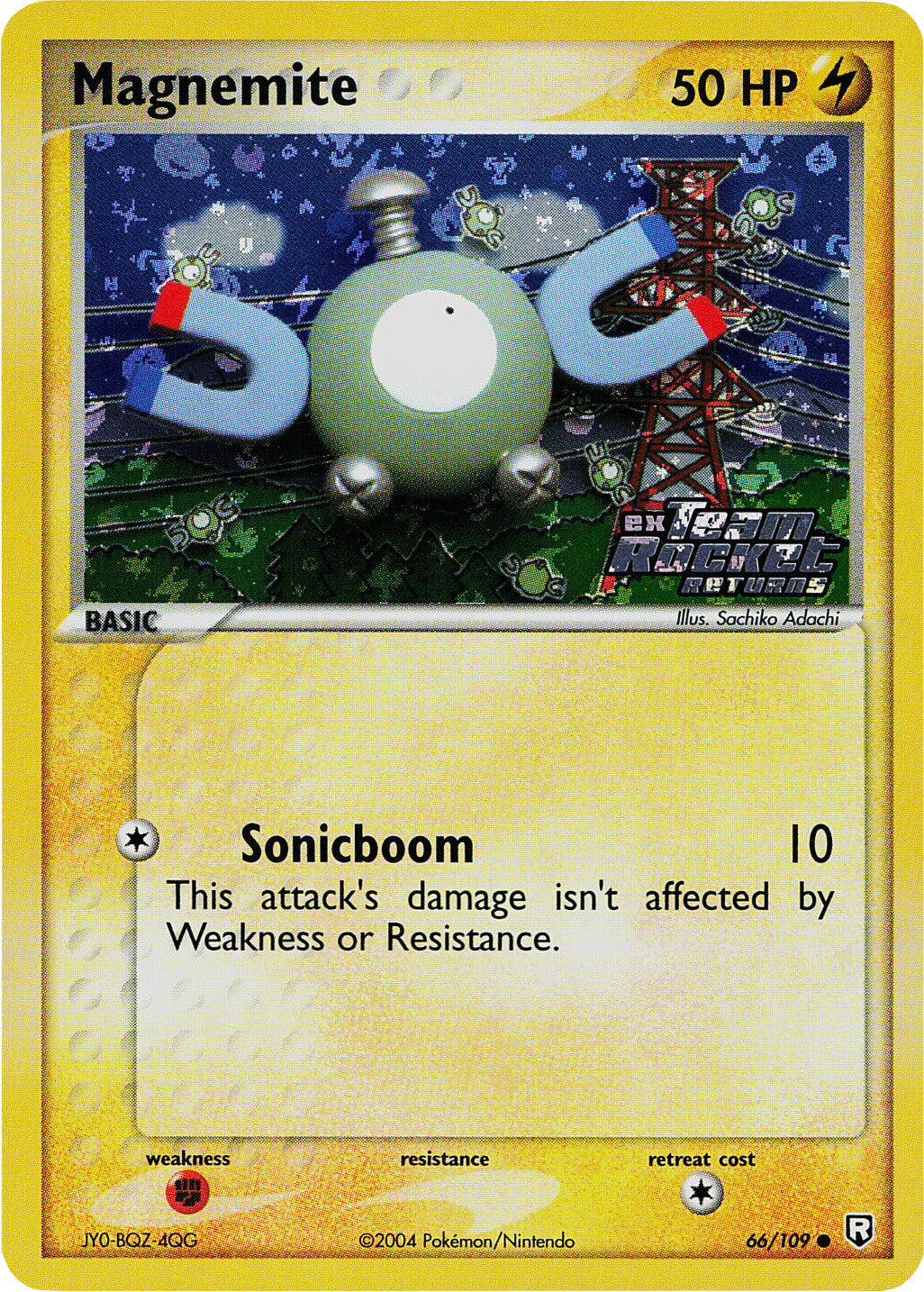 Magnemite (66/109) (Stamped) [EX: Team Rocket Returns] | Card Merchant Takapuna