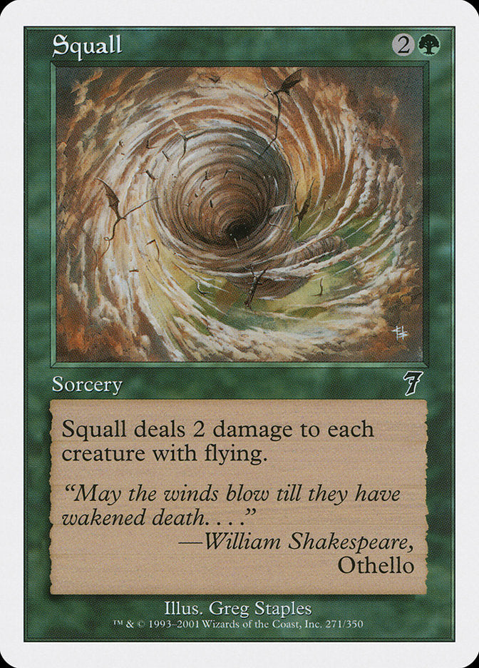 Squall [Seventh Edition] | Card Merchant Takapuna