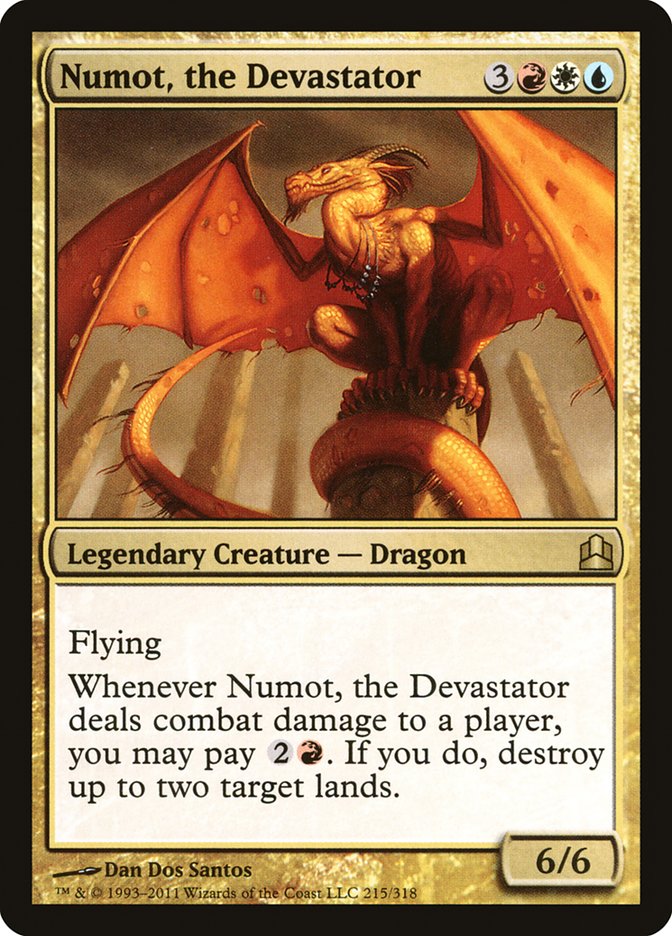 Numot, the Devastator [Commander 2011] | Card Merchant Takapuna