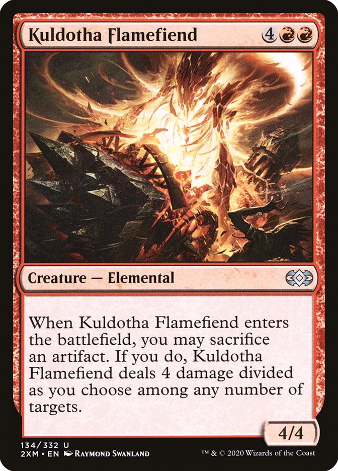 Kuldotha Flamefiend [Double Masters] | Card Merchant Takapuna
