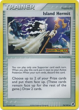 Island Hermit (76/101) (Stamped) [EX: Dragon Frontiers] | Card Merchant Takapuna