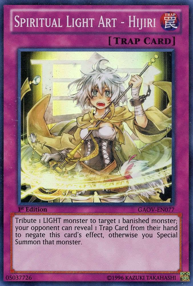 Spiritual Light Art - Hijiri [GAOV-EN077] Super Rare | Card Merchant Takapuna