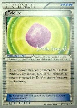 Eviolite (91/101) (Terraki-Mewtwo - Shuto Itagaki) [World Championships 2012] | Card Merchant Takapuna