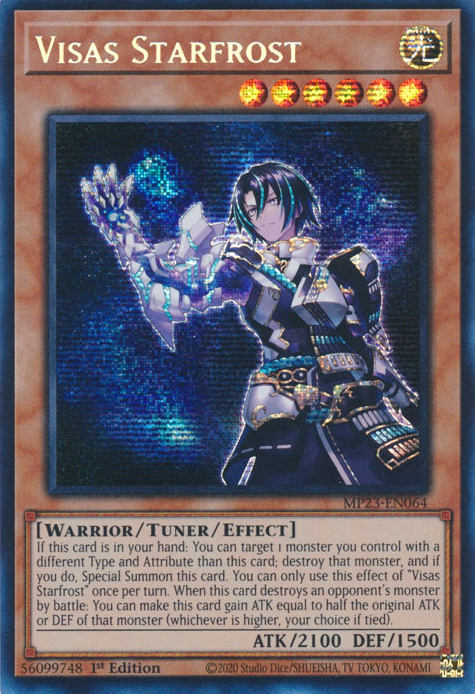 Visas Starfrost [MP23-EN064] Prismatic Secret Rare | Card Merchant Takapuna