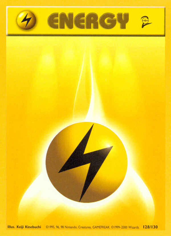Lightning Energy (128/130) [Base Set 2] | Card Merchant Takapuna