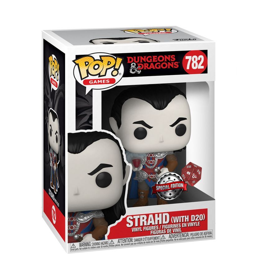 Dungeons & Dragons - Strahd (With D20) Pop! 782 | Card Merchant Takapuna