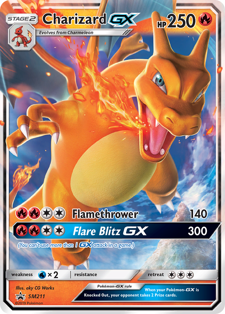 Charizard GX (SM211) [Sun & Moon: Black Star Promos] | Card Merchant Takapuna