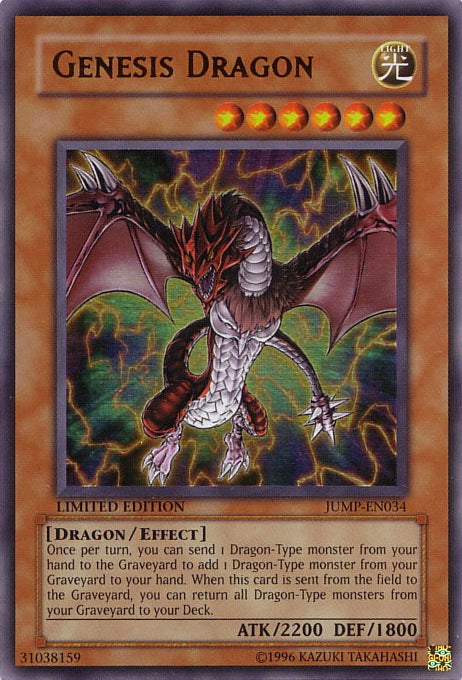 Genesis Dragon [JUMP-EN034] Ultra Rare | Card Merchant Takapuna