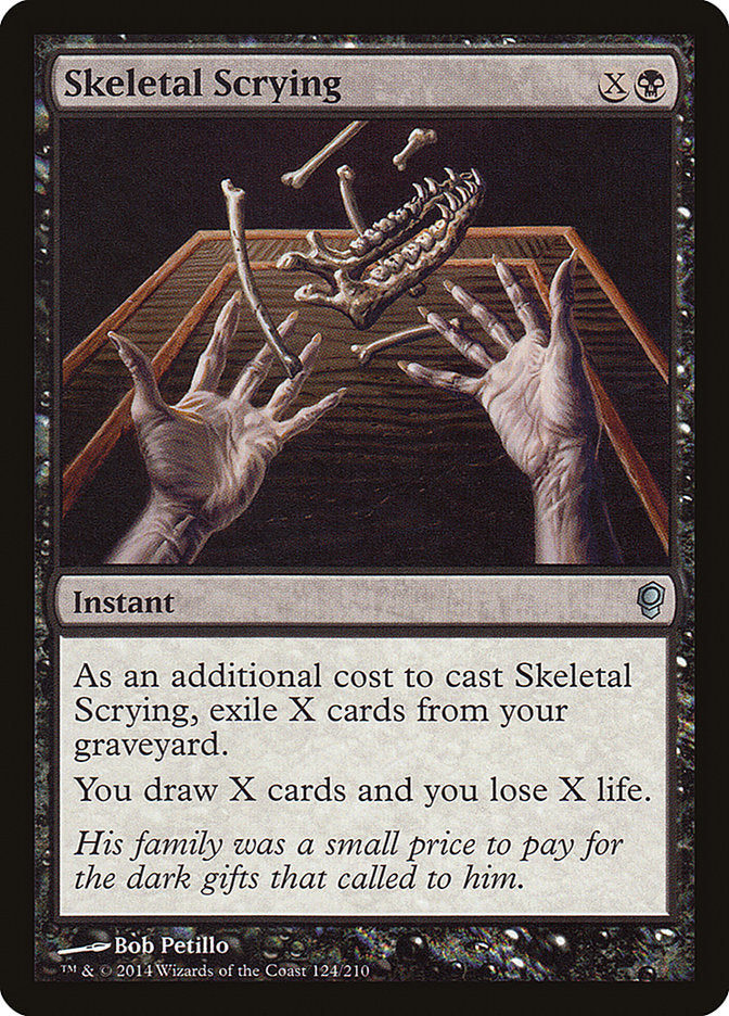 Skeletal Scrying [Conspiracy] | Card Merchant Takapuna