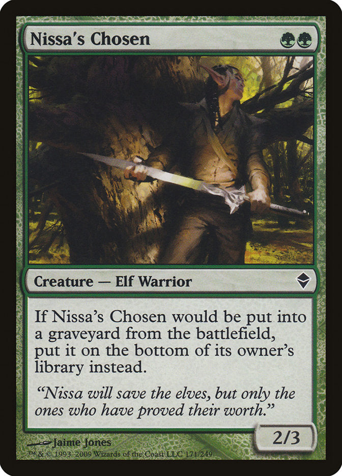 Nissa's Chosen [Zendikar] | Card Merchant Takapuna