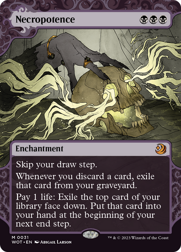 Necropotence [Wilds of Eldraine: Enchanting Tales] | Card Merchant Takapuna