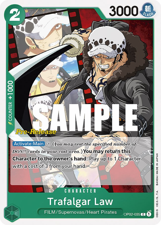 Trafalgar Law [Paramount War Pre-Release Cards] | Card Merchant Takapuna