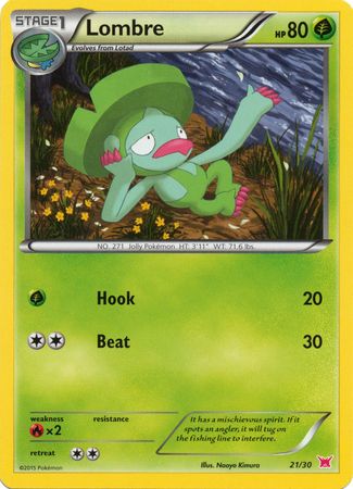 Lombre (21/30) [XY: Trainer Kit 2 - Latias] | Card Merchant Takapuna