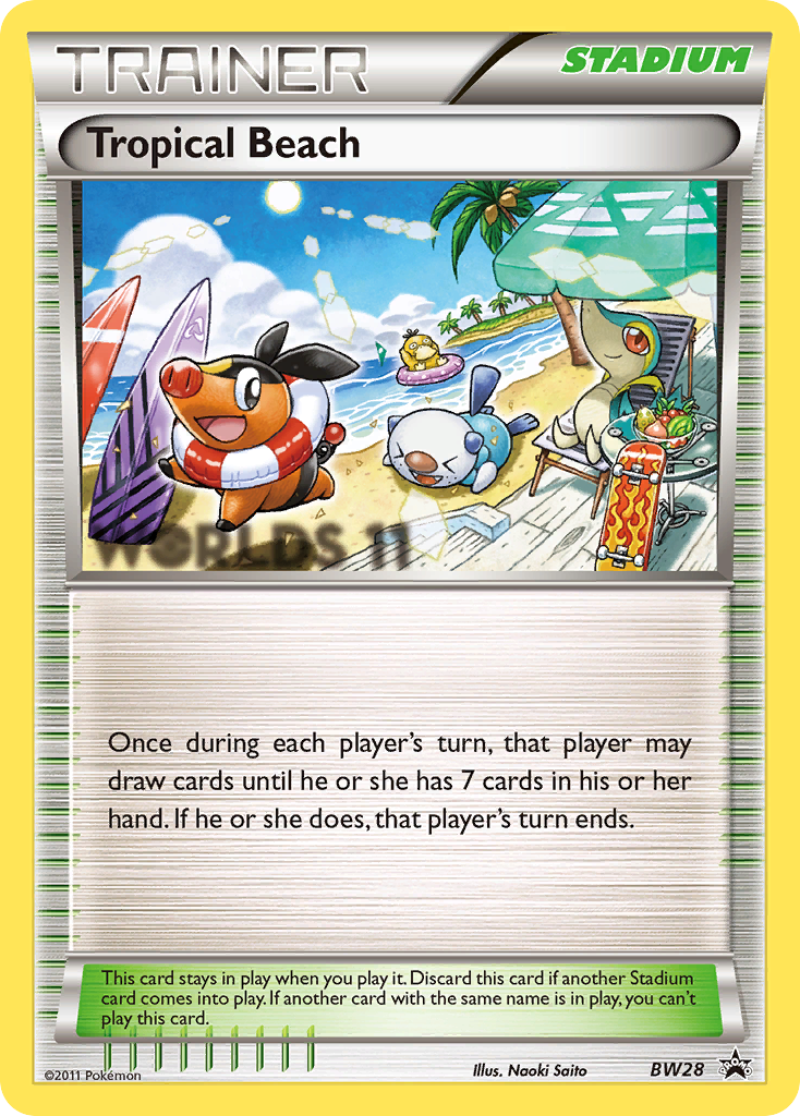 Tropical Beach (BW28) [Black & White: Black Star Promos] | Card Merchant Takapuna