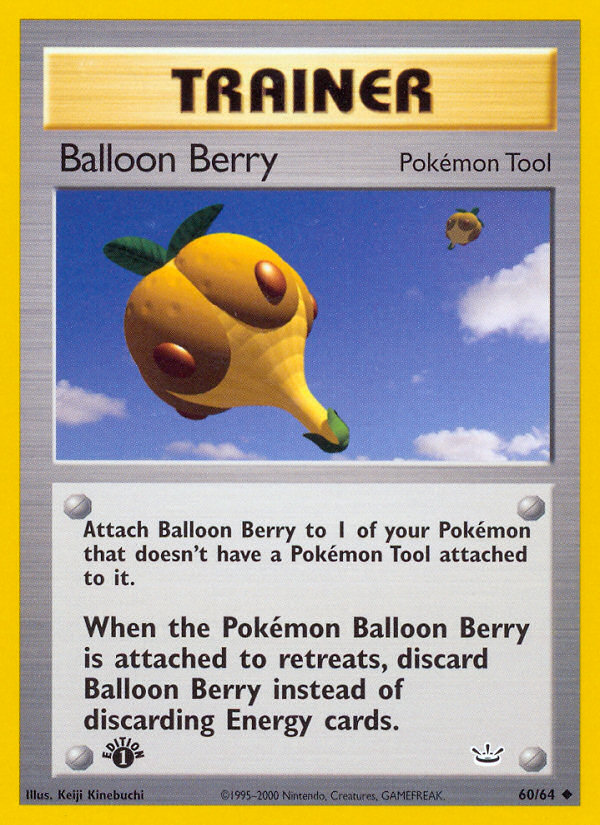 Balloon Berry (60/64) [Neo Revelation 1st Edition] | Card Merchant Takapuna