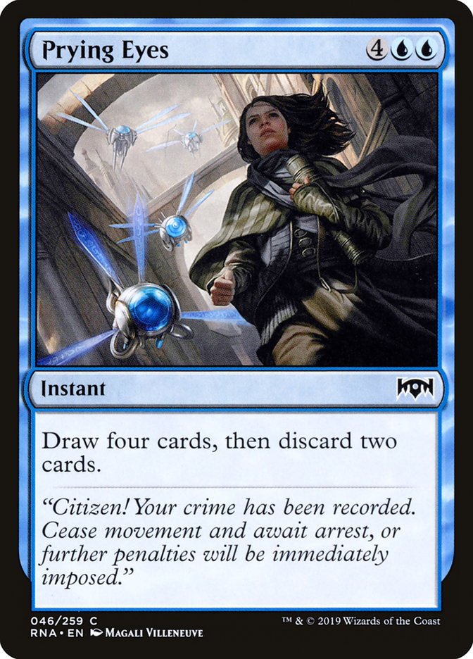 Prying Eyes [Ravnica Allegiance] | Card Merchant Takapuna